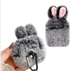 AirPods Pro case Fluffy bunny ears